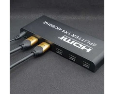 HDMI Skirstytuvas - Qoltec 51799 4K 60Hz 4 x HDMI Juodas