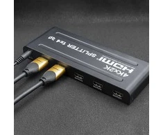 Qoltec 51798 aktyvus HDMI skirstytuvas 4 x HDMI 4K x 2K | 3,4 Gb/s