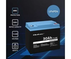 QOLTEC 53703 LiFePO4 ličio geležies fosfato baterija / 12.8V / 30Ah / 384Wh / BMS