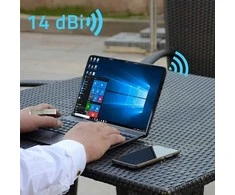 Antenos - Qoltec 57043 4G LTE Dual 14dBi Omnidirekcinė