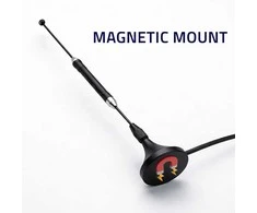 4G LTE 600-2700MHz antena su magnetiniu pagrindu - 5dBi - SMA - vidinė - Qoltec 57059