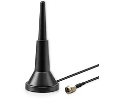 Qoltec Antena 4G LTE su podstawą magnetyczną | 5dBi | wewnętrzna | dookólna | 600-2700 MHz | SMA | 3m