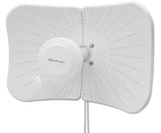 Qoltec Antena paraboliczna 4G 5G LTE | 2x19dBi | kierunkowa | zewnętrzna | 1710–2700 MHz | 3300–4200 MHz | N Female | wodoodporna | 5m