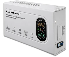 Qoltec automatinis įtampos stabilizatorius AVR 3000VA 1800W kompaktiškas toroidinis transformatorius