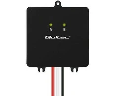 „Qoltec“ 24 V įtampos balansavimo įrenginys 2 x 12 V | 5 A | LiFePO4 AGM GEL akumuliatoriams