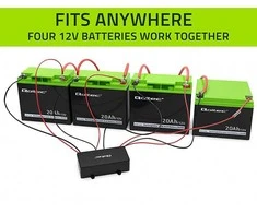 Qoltec 51098 Įtampos balansavimo įrenginys 48 V akumuliatoriams 4 x 12 V | 10 A | LiFePO4 AGM GEL