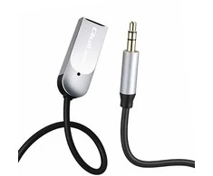 Qoltec Belaidis garso imtuvo adapteris Bluetooth 6.0 2xRCA AUX 3.5mm USB mikrofonas