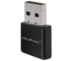 Qoltec 56986 Adapteris NANO WiFi |Standartinis N | USB2.0 | 300 Mbps