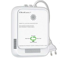 „Qoltec“ sertifikuotas gamtinių dujų ir anglies monoksido (CO) nuotėkio jutiklis | CH4 CO detektorius | 5 metų jutiklio tarnavimo laikas | 85 dB signalizacija | LED