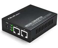 Šakotuvas Qoltec Dwukierunkowy Media Konwerter SWITCH Ethernet 2x RJ45 2x SFP| 1000Mb/s | 5V