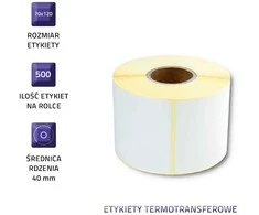 Qoltec terminiai lipdukai 70 x 120 mm 500 vnt