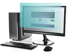 Qoltec mėlynos šviesos filtras 27" | 16:9 | Akių apsauga | Anti-glare | Matinis | monitoriui