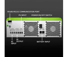 Qoltec Off-Grid 6200W 120A 48V hibridinis saulės inverteris