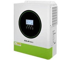 Qoltec Off-Grid hibridinis saulės energijos keitiklis 3500W | 100A | 24V | MPPT | BMS | „Wi-Fi“ parinktis | Sine | Galios koeficientas 1.0