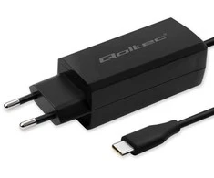 „Qoltec 52420“ 90 W „GaN“ itin greitas įkroviklis | 5–20 V | 3–4,5 A | USB-C 3.1