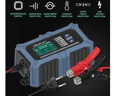 Qoltec Intelektualus mikroprocesorius kroviklis su akumuliatoriaus testeriu ir 12V remonto funkcija | 6A | LCD | AGM LiFePO4 GEL akumuliatoriaus įkroviklis