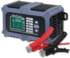 Qoltec Intelektualus mikroprocesorius kroviklis su akumuliatoriaus testeriu ir 12V remonto funkcija | 6A | LCD | AGM LiFePO4 GEL akumuliatoriaus įkroviklis