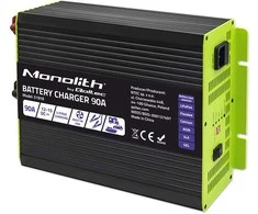 Akumuliatorius Qoltec Profesionalus kroviklis Monolitas LiFePO4 AGM GEL SLA akumuliatoriams | 90A | 12V | Greitas įkrovimas