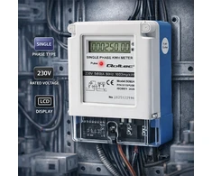 Qoltec Jednofazowy elektroninis licznik prądu | miernik zużycia energii | 230V | 5(60)A | LCD