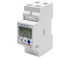 Qoltec 1-fazowy elektroninis licznik | miernik zużycia energii na szynę DIN | Wi-fi | TUYA | 230V | LCD