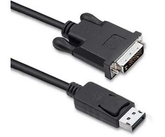 QOLTEC 50364 DisplayPort Cable DVI 24+1 male 1,8m
