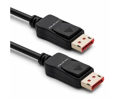 Qoltec Kabelis DisplayPort v2.1 męski | DisplayPort v2.1 męski | 8K | 54G | 0.5m