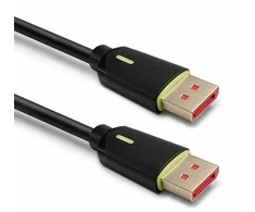 Qoltec Kabelis DisplayPort v2.1 męski | DisplayPort v2.1 męski | 8K | 80G | 1.5m