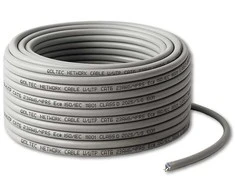 Qoltec Kabelis Patchcord sieciowy skrętka UTP| Miedziany Cu |CAT6 | High speed 1Gb/s | LAN | 100m | pilka