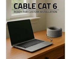 Qoltec Kabelis Patchcord sieciowy skrętka UTP| Miedziany Cu |CAT6 | High speed 1Gb/s | LAN | 100m | pilka