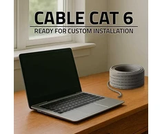 Qoltec Kabelis Patchcord sieciowy skrętka UTP| Miedziany Cu |CAT6 | High speed 1Gb/s | LAN | 50m | pilka