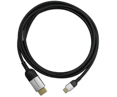 HDMI laidas Qoltec USB-C ir HDMI didelės spartos 4K 60 Hz 32AWG 2 m adapterio kabelis