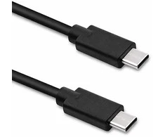 QOLTEC 52348 USB 2.0 cable type C male USB 2.0 type C male 3m Juodas