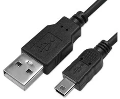 Qoltec USB A patinas | Mini USB B kištukas | 1,8 m