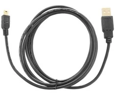 Qoltec USB A patinas | Mini USB B kištukas | 1,8 m