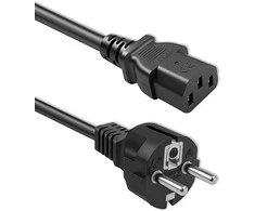 Qoltec Kabelis zasilający SCHUKO CEE 7/7 (E/F) | IEC C13 | 3x1.00mm² | Czysta miedź Cu | 3m