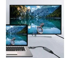 „Qoltec“ vaizdo įrašymo plokštė | USB-C ir USB-A adapteriai | HDMI | 4K 30Hz | Aliuminio