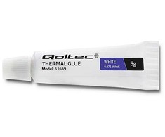 QOLTEC 51659 Qoltec terminiai klijai 0,975 W/m-K | 5g | baltas
