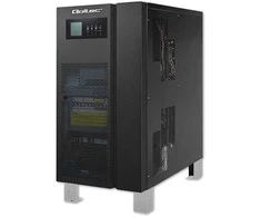 Qoltec Maitinimo šaltinis awaryjny UPS 3 - fazowy | 20kVA | 16KW | LCD | EPO | SNMP | USB | On-line | Low frequency