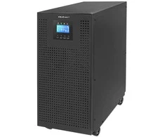 Qoltec Trifazis UPS su SNMP kortele, 20kVA, 20kW LCD, EPO, USB, galios koeficientas 1.0