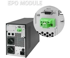 QOLTEC 52280 Nepertraukiamo maitinimo šaltinis UPS / 1kVA / 1000W / Galios koeficientas 1.0 / LCD / EPO / USB / Prisijungę