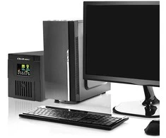 QOLTEC 53770 nepertraukiamo maitinimo linijos interaktyvus monolitinis 1500VA 900W LCD USB