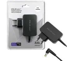 QOLTEC 52407 maitinimo adapteris, skirtas Toshiba ultrabook 45W / 19V / 2,37A / 5,5x2,5
