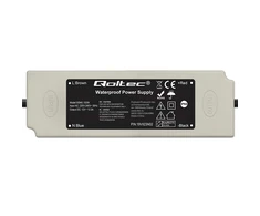 Qoltec Maitinimo šaltinis impulsinis LED IP67 | 150W | 12V | 12,5A | Atsparus vandeniui | Baltas