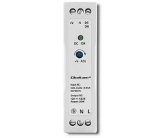 Qoltec Maitinimo šaltinis na szynę DIN | 20W | 12V | 1.67A | Baltas | Slim