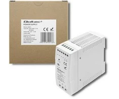 Qoltec Maitinimo šaltinis na szynę DIN | 60W | 24V | 2.5A | Baltas | Slim