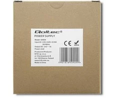 Qoltec DIN bėgelio maitinimo šaltinis 24W 24V 1A baltas plonas