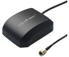 Qoltec Mobilna Antena GPS GLONASS su podstawą magnetyczną | dookólna | 28dBi | SMA