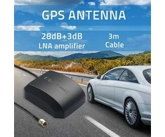 Qoltec Mobilna Antena GPS GLONASS su podstawą magnetyczną | dookólna | 28dBi | SMA