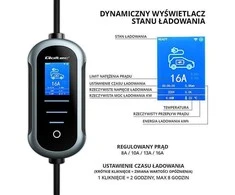 „Qoltec 2in1 Type2“ | 3,5 kW | 230 V | „Wi-Fi“ | „TUYA“ | „SMART LIFE“ | LCD | Nešiojamas | 5 m