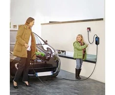 „Qoltec 2in1 Type2“ | 11 kW | 400 V | „Wi-Fi“ | „TUYA“ | „SMART LIFE“ | LCD | Nešiojamas | Sieninis įkroviklis | 5 m